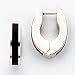 Sterling Silver Onyx Hinged Earrings