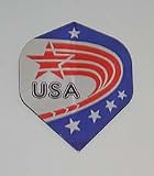 3 sets US USA American Flag, Metallic Standard flights