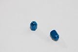 Valve Caps - Hex with Round Top - BLUE CNC Aluminum - HONDA CBR 600, F2, F3, F4, F4i RR, SUZUKI GSXR 600, 750, 1000, 1300, YAMAHA R6, R1, Ninja 250, 500, ZX6R, ZX6RR, ZX7R, ZX7RR, ZX9R, ZX10R, ZX12R, ZX14
