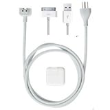 Apple 10W USB Power Charger Adapter (A1357) for iPad, The New iPad (iPad 3rd Gen), iPhone, iPod with data dock cable (MA591G), AC Extension Power cable (622-0168) & Extra Dock Head (922-5463) [Bundle 5 items]
