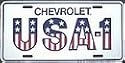 Chevrolet USA-1 License Plate
