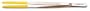 TWEEZER FORCEPS WITH PLASTIC TIPS 10"
