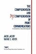 The Comprehension and Miscomprehension of Print Communication