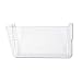 Rubbermaid Stak-A-Filet Single Wall Pocket, Letter Size, Clear (RUB48714)