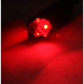 DODGE Colt replacement rear side marker light bulb upgrade LED sidemarker upgrade 93-94 DODGE Colt T11 High Intensity Wide Angle Red LED Wedge Bulb - 5 Wide Angle LED Dial Wedge Bulbs sidemarker light rear side marker replacement light bulb