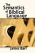 The Semantics of Biblical Language