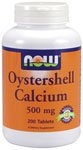 Oystershell Calcium by NOW Foods (500 mg - 200 Tablets)