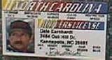 Dale Earnhardt Fake Drivers License