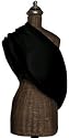Classic Black Stretch Cotton Baby Sling
