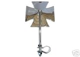 Maltese Cross Mirror Chrome Bike Bicycle Cruiser