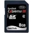 SanDisk SDSDRX3-8192-A21 8GB Extreme III SDHC Card (Black)