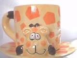 animal cup and saucer set collectable boxed