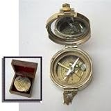 Brunton Compass Solid Brass With Wood Box