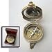 Compass Solid Brass With Wood Box