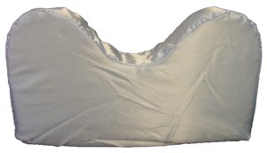 Sale Satin Style Saver Pillow With Neck Cut Out Blue Cheapest