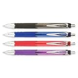 Gel Roller Pen,Retractable,Refillable,.7mm Point,Blue, Sold as 1 each