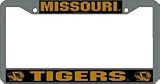 Missouri Tigers Chrome License Plate Frame