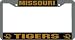 Missouri Tigers Chrome License Plate Frame