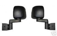 2003 2004 2005 2006 Jeep Wrangler Pair for Left and Right Hand Outside Drivers and Passengers Side Black Manual Mirror Set for LH RH 03 04 05 06 On Sale