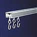 Cubicle Curtain Tracks With Carriers, 2 FT
