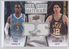 2009-10 Upper Deck Game Materials Dual #DGPS - Chris Paul/John Stockton