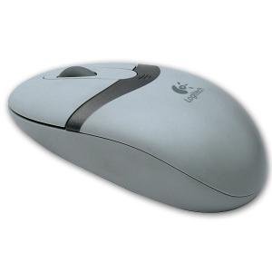 Logitech Cordless Optical 3-Button Mouse - White