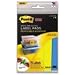 Post-it 2900BY - Super Sticky Removable Label Pads, 2-7/8w x 2-7/8h, Blue/Yellow, 75 Labels/Pack-MMM2900BY