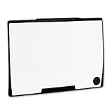 Quartet 21E 7 Quartet Oval Dry Erase Board  29 x 40  Metallic Bronze Finish Steel  Framed