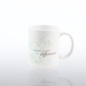 Ceramic Coffee Mug - You Make a World of Difference