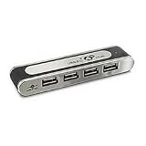 Vantec Model#Ugt-Mh401-Bk Usb 2.0 High Speed 4 Port Hub Black