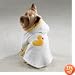 Small Casual Canine Gingham & Terry Duck Appliqued Bathrobe