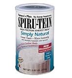 Peaches and Cream SPIRU-TEIN Shake by Nature's Plus 1.1 Pounds SPIRUTEIN