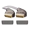 Ixos XHT801 Silver Plated OFC Scart to Scart 1.5M