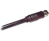 Steren High-Grade - RF cable - 18 AWG - F connector (M) - F connector (M) - 100 ft - double shielded coaxial - ( RG-6 ) - black