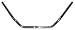 Wald Steel Handlebar 3" 28" 7/8" Chrome