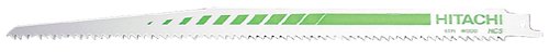 Hitachi 725302 12-Inch, 6 TPI, HCS, Wood Cutting Reciprocating Saw Blades - 5 Pack