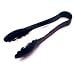 9" Reddish Brown Scalloped Tongs (11-0600)