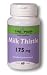 Milk Thistle Extract from Thompson Nutritional Products Milk Thistle seed extract contains a group of flavolignans collectively called silymarin which are intended to provide nutritive support to help promote healthy liver function. Supplement Facts Serving Size: 1 Capsule 60 Servings per container Ingredients: Amount per serving: % Daily Value: + Milk Thistle (seed extract) (Supplying 140 mg [80%] silymarin) 175 mg ~ Milk Thistle Seed 50 mg ~ Other Ingredients: Cellulose, gelatin capsule, milk thistle seed, silica and magnesium stearate ~ = Daily Value not established. Directions: As a dietary supplement, take one capsule up to three times daily. Milk Thistle Extract from Thompson Nutritional Products UPC: 031315194252