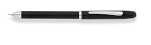 Cross Tech3+ Multifunction Pen with Stylus, Satin Black with Chrome Plated Appointments (AT0090-3)