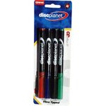 Discplanet Pack of 4 CD Pens