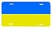 Ukraine Ukrainian Flag License Plate