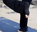 Toezies 1/2 Open-Toe Sock for Yoga, Pilates and Lounging Around (M/L, Basic Black)