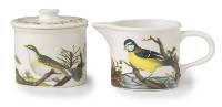 Portmeirion Birds of Britain Serveware Creamer (Drum Shape) 7 oz.