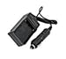 Includes EXPEDITED SHIPPING AT CHECKOUT With Extended Performance Replacement Mini Battery Travel Charger for Specific Digital Camera and Camcorder Models / Compatible with General Electric GB-20, GE-G1, GE-G2, GE-G3, E840S, G3WP with Intelligent-Charge Technology - Includes Car Adapter