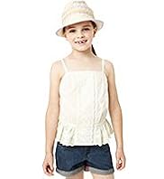 Pure Cotton Broderie Camisole Top