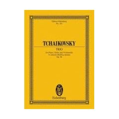 Klaviertrio a-Moll: op. 50. CW 93. Klaviertrio. Studienpartitur. (Eulenburg Studienpartituren)