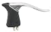 Dia-Compe Blaze BRS / BL07 Aero Road Lever Set Silver.