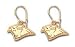 Carolina Panthers Team Logo Earrings In 14kt Gold