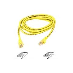 Belkin Cat5e RJ45-Netzwerkkabel Snagless mit angespritzter Zugentlastung 10 m gelb