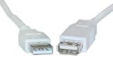 USB Type A Male / Type A Female, Extension Cable, 2.0 Version, 3 ft